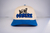 Gorra Ovsize Azul Beige - Kicks