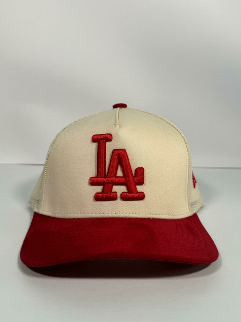 Gorra LA Beige Rojo - comprar en línea