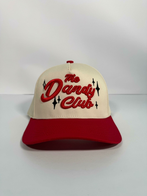 Gorra The Dandy Club Beige Rojo - comprar en línea