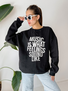 Buzo frisado music - comprar online