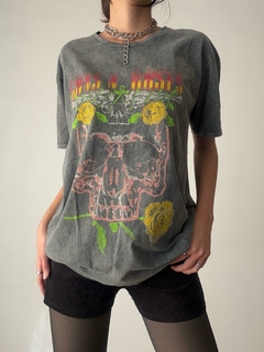 Remera batik calavera
