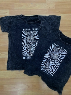 Remera batik tigre retro