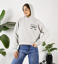 Buzo frizado con capucha keyli - comprar online