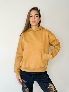 BUZO LISO CON CAPUCHA