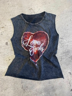 Musculosa batik corazon love