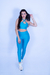 TOP MEL + LEGGING COMPRESSÃO AZUL PETRÓLEO