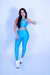 TOP CAROL + LEGGING COMPRESSÃO AZUL CELESTE