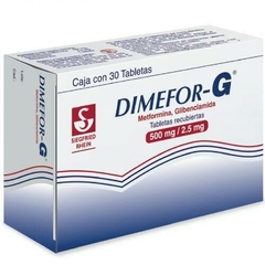 DIMEFOR-G 500/2.5MG TAB RECUB 30