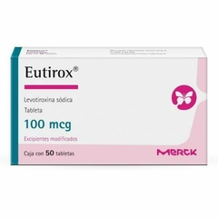 EUTIROX 100 MCG TAB 50 074