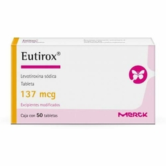 EUTIROX 137 MCG TAB 50