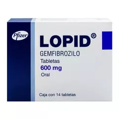 LOPID 600MG TAB C14