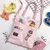 Bolsa de Lona Dobrável de Grande Capacidade para Mulheres - Simples e Versátil - comprar online