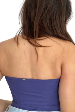 Blusa Melissa Micro Decote Reto Sem Alças - 20251 - comprar online