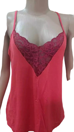 Pijama Short Doll, Alça, Renda Em Viscolycra - 11926 - comprar online