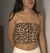 top corto animal print - comprar en línea