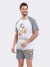 PIJAMA CURTO / MESCLA / NÃO ACORDE O TOM MASC