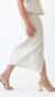 Saia Midi Linho 100% Mon Cherry - loja online