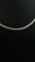Corrente Cube Grumet Escamada 60cm - Plata Y Piercing
