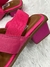 Sandália de Couro Salto baixo - Olivia Shoes