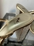 Tamanco Shine Dourado