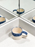 Taza Azul Chorreado