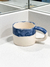 Taza Azul Chorreado - comprar online