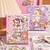 Caixa com 50 cartelas de Adesivos Menininhas Kawaii