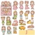 Pacotinho c/40 adesivos menininhas kawaii Telado - loja online