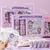Caixa presenteável c/ cartela de adesivos e washi tape - Menininhas Kawaii