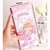 Caderninho Kawaii c/ folhas Grid + Cartela de Adesivos - Papelaria da Jade