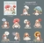 Pacotinho c/ 10 Adesivos "Story in Flowers" – Menininhas kawaii - comprar online
