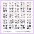 Pacote com 25 Cartelas de Adesivos - Sanrio & Urso Lotso - comprar online