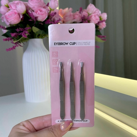 Kit 3 Pinças Para Designer Sobrancelhas Linha Classic - comprar online