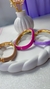Bracelete Resinado Banhado a Ouro na internet