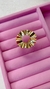 Anel Flor Folheado Ouro