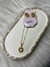 Conjunto Zircônia Rosa Folheado a Ouro - comprar online
