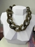 Maxi Colar Elos Resina Marrom - comprar online