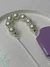 Pulseira regulável de pérolas - A&M de Mãe