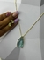 Colar folheado a ouro Gota Zircônia - A&M de Mãe