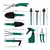 Kit De Jardinería/huerta Set Herramientas Con Maletin 11 Pcs - comprar online