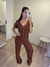 Conjunto Tricot Jessy Caramelo