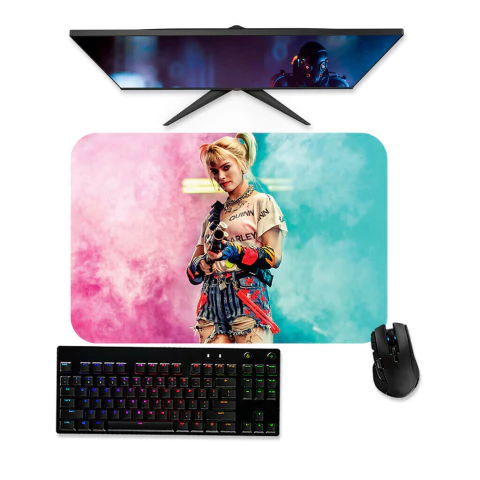 Mouse pad Gamer Grande - DC HARLEY QUINN 7 - 90x40 80x40 60x40 70x30 - loja online