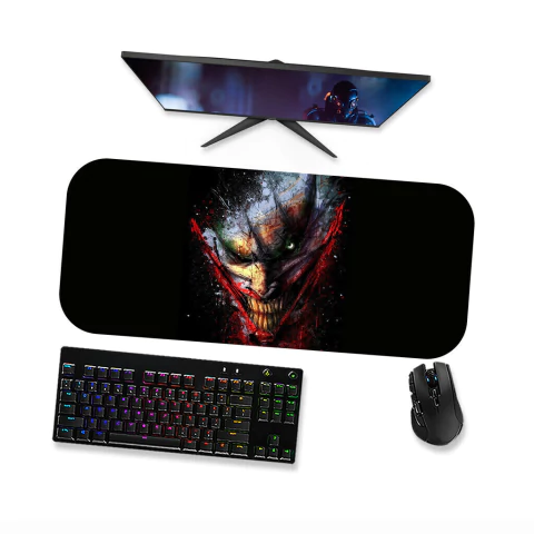 Mouse pad Gamer Grande - CORINGA JOKER 7 - 90x40, 80x40, 60x40 e 70x30 - comprar online