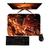 Mouse Pad Gamer Grande - Demon Slayer Tanjiro 3 Respiração do Sol - 90x40, 80x40, 60x40 e 70x30 - HeadGlitch
