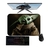 Mouse Pad Gamer - Mandalorian Grogu Baby Yoda 1 - Mousepad Grande 90x40 80x40 60x40 70x30 na internet