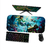 Mouse pad Gamer Grande - LOL - NAMI, FIZZ, GRAVES 1 - 90x40 80x40 60x40 70x30 - HeadGlitch