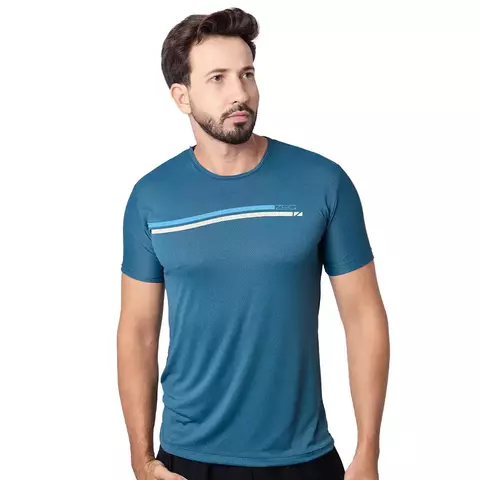 Camiseta Esportiva Slim Dry Navy Zeiq