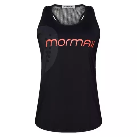 Regata Feminina Beach Tennis com Tela Preta Mormaii