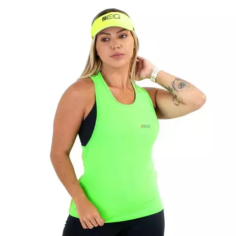 Regata Tela Feminina Zeiq Verde Neon