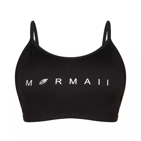 Top Alça Fina Móvel Beach Sports Preto Mormaii